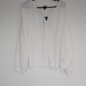 Universal Thread White Women's Blouse